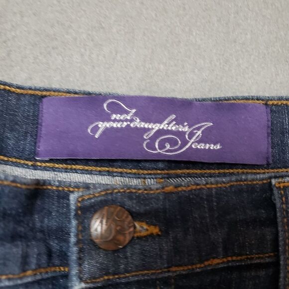 NYDJ Not your Daughters Flare jeans size 8p made in usa - Picture 3 of 13